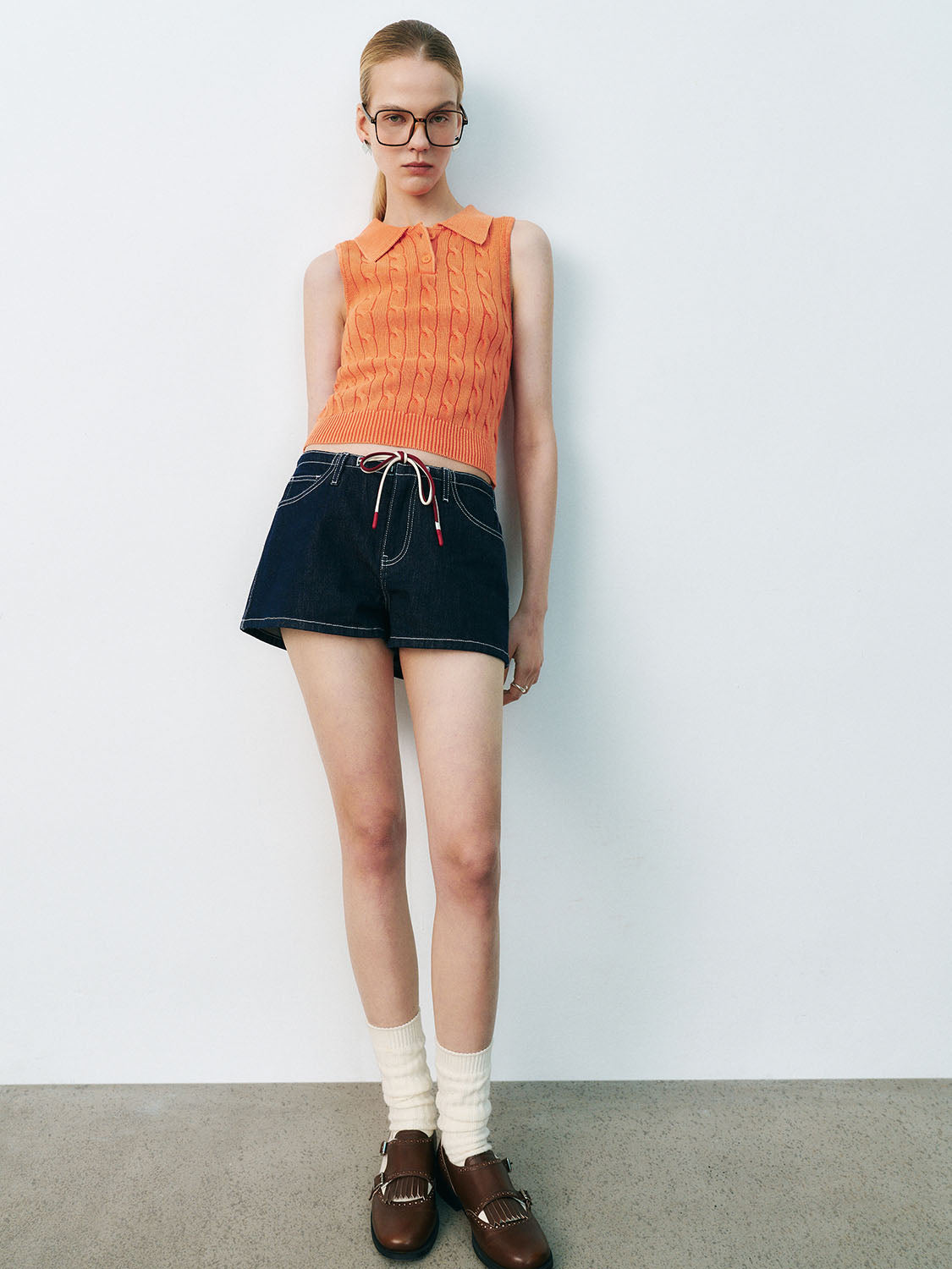 Cable Knitted T-Shirts