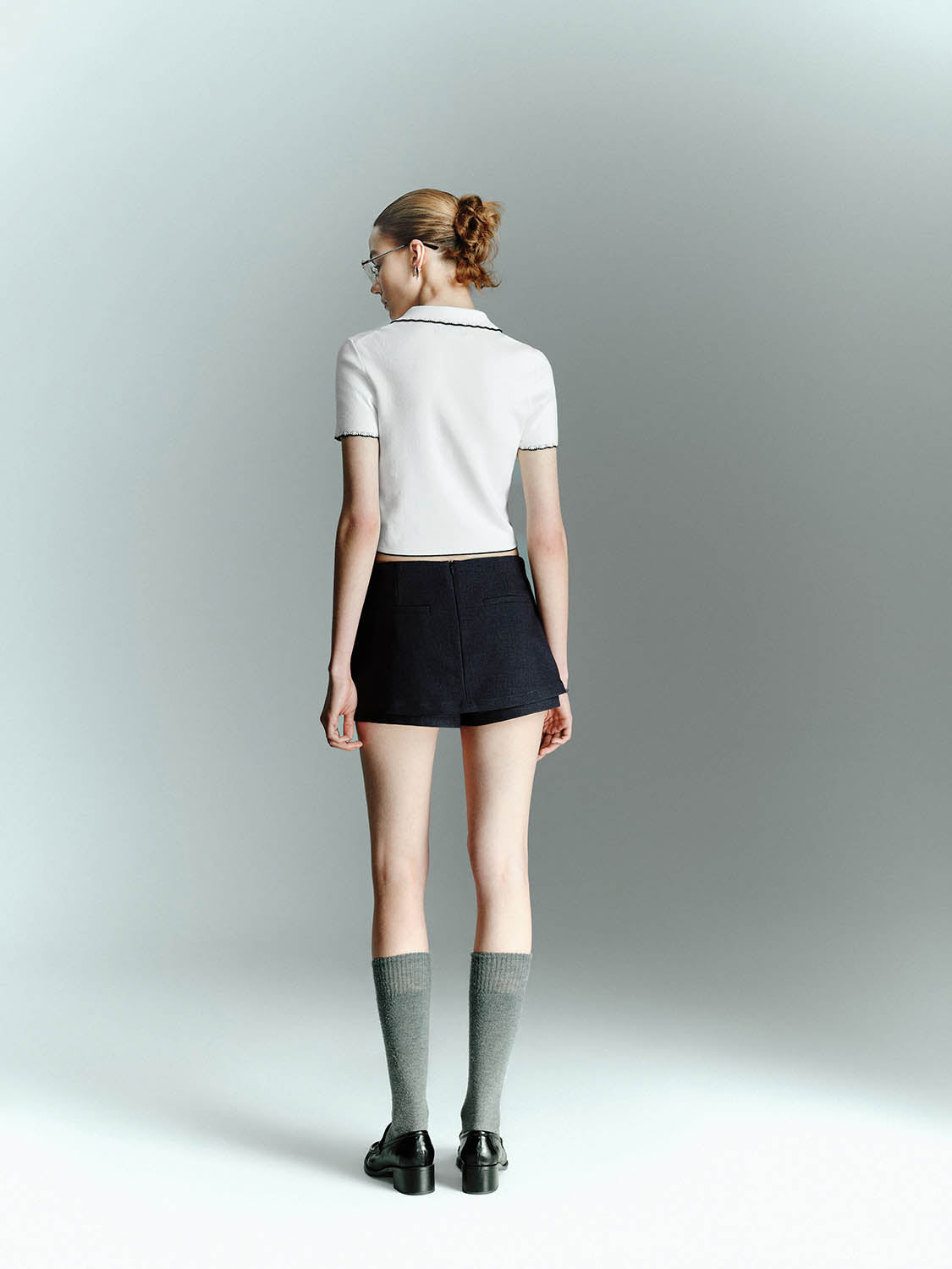 Knitted Short Sleeve T-Shirts