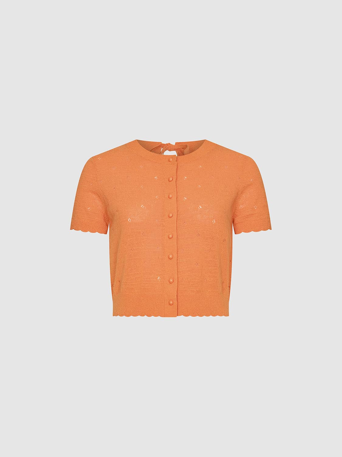 Knitted Short Sleeve Cardigans