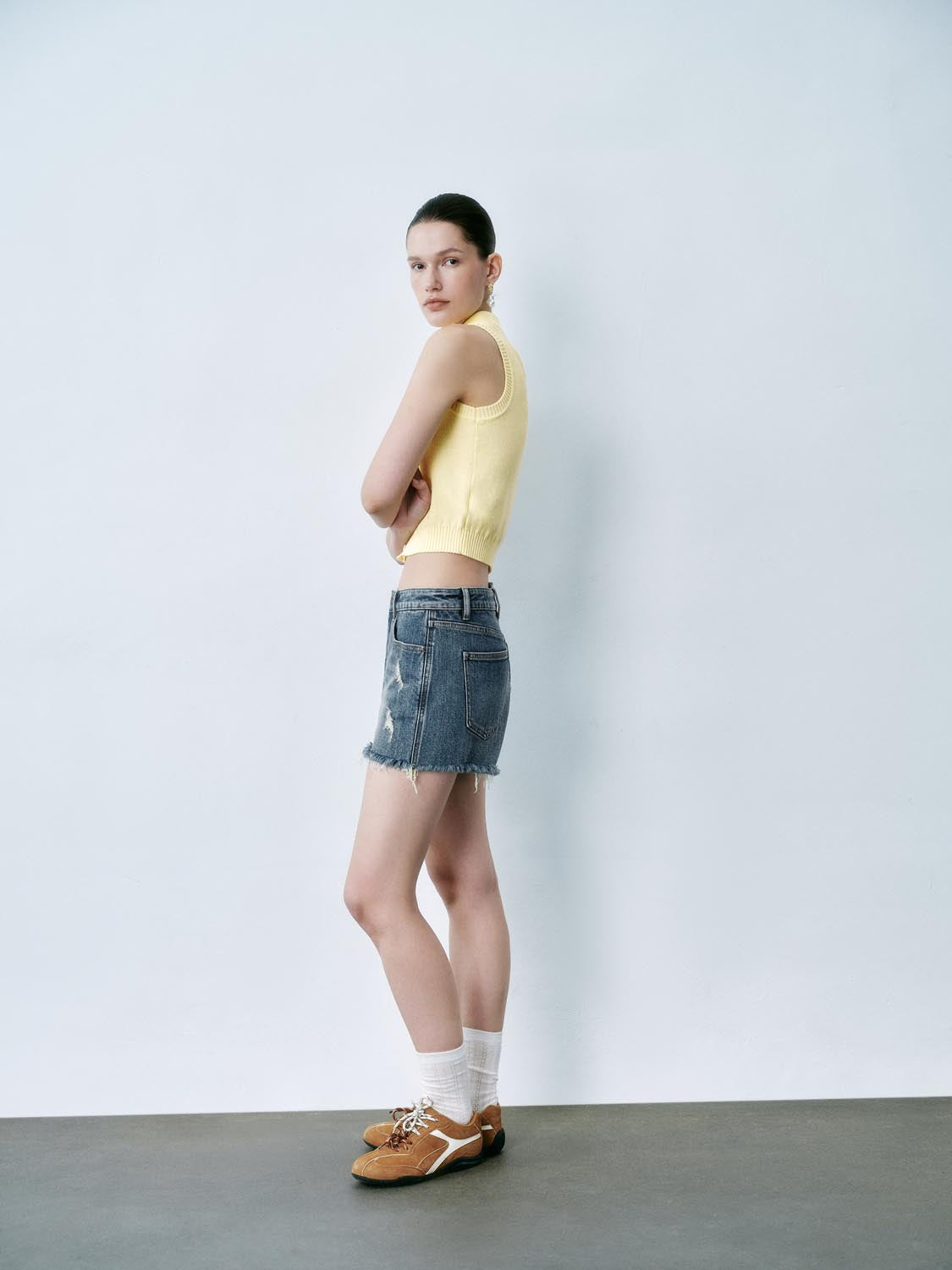 Knitted Sleeveless Cardigans