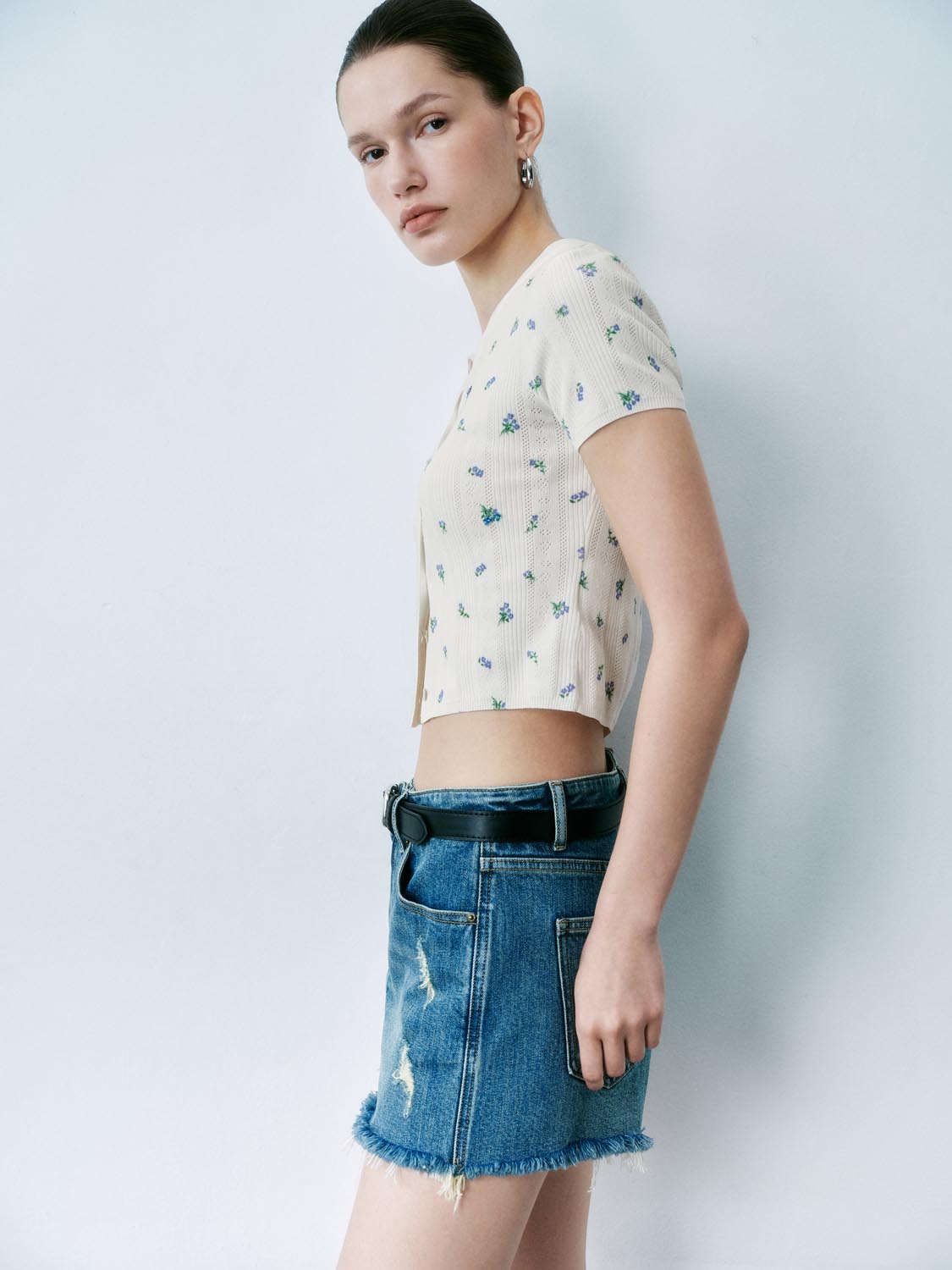 Knitted Short Sleeve Cardigans