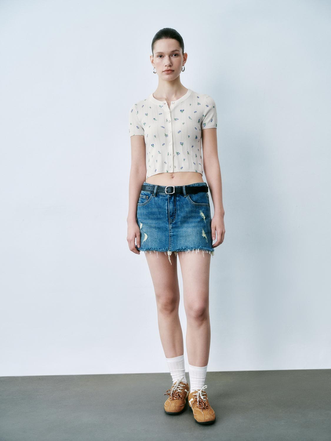 Knitted Short Sleeve Cardigans