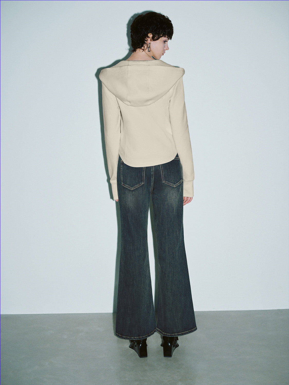 Zipper Front Skinny Jacket