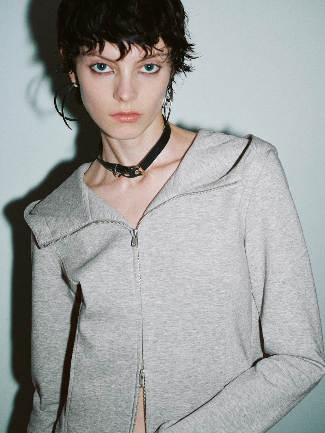 Zipper Front Skinny Jacket