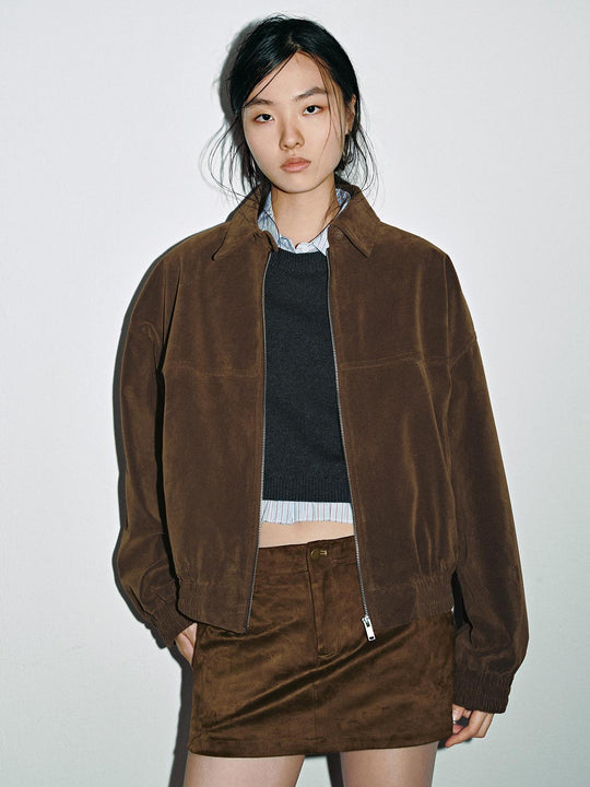 Bubble Hem Bomber Jackets