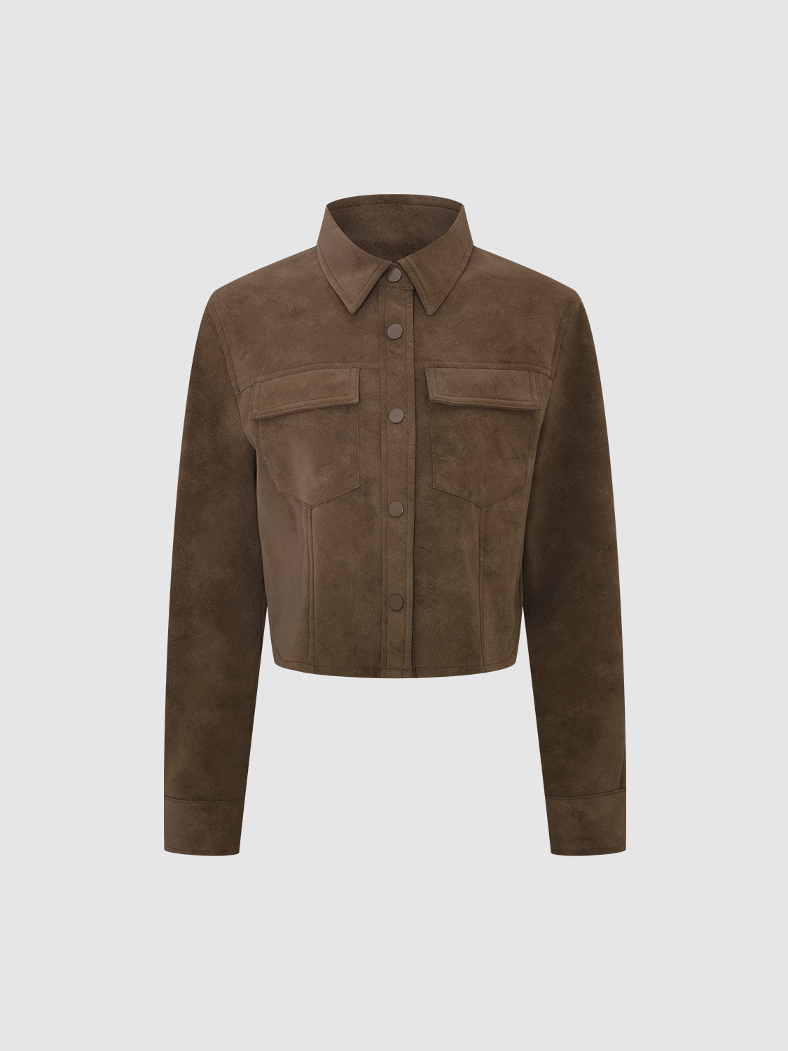 Cropped Flap Pocket Shirts