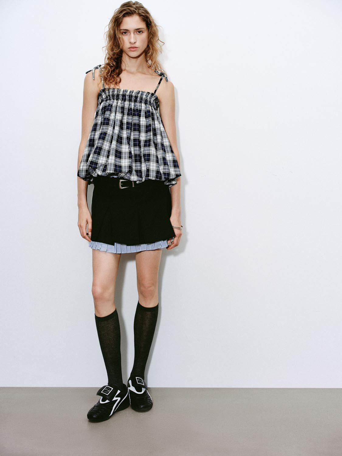 Plaid Cami Tops
