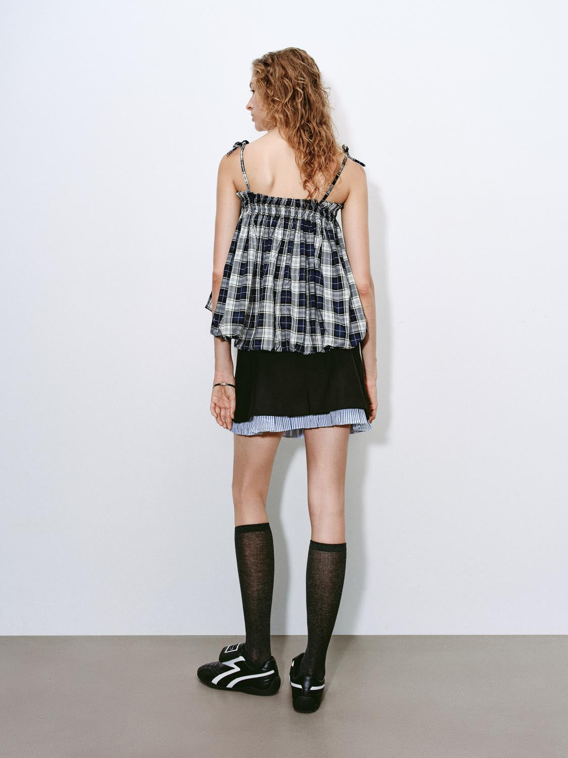 Plaid Cami Tops
