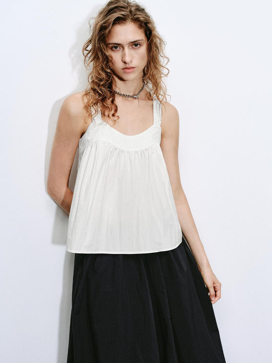 Wide Strap Cami Tops