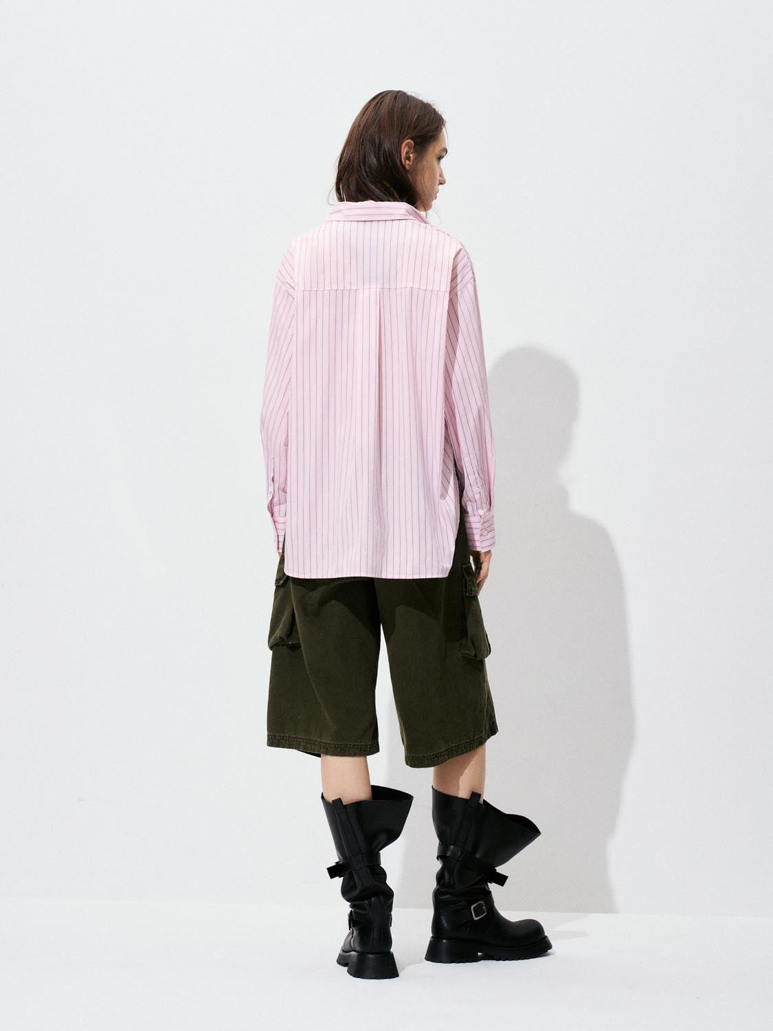 Graffiti Printed Striped Shirts