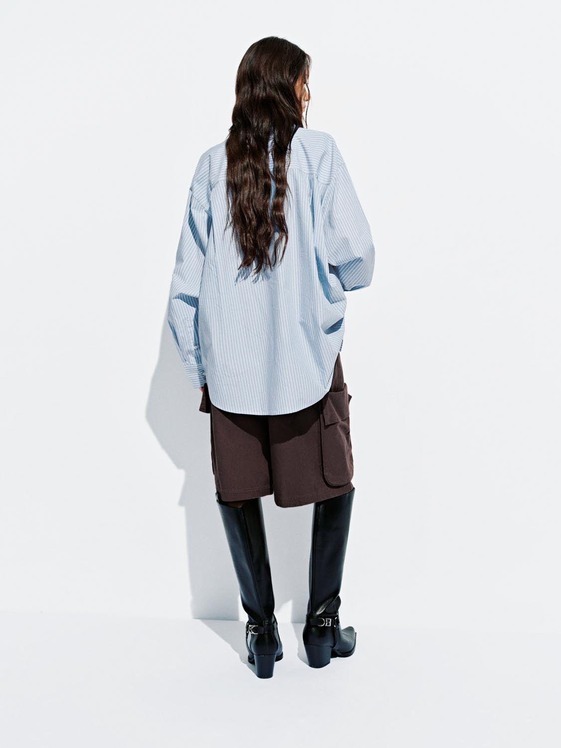 Patch Pocket Striped Shirts