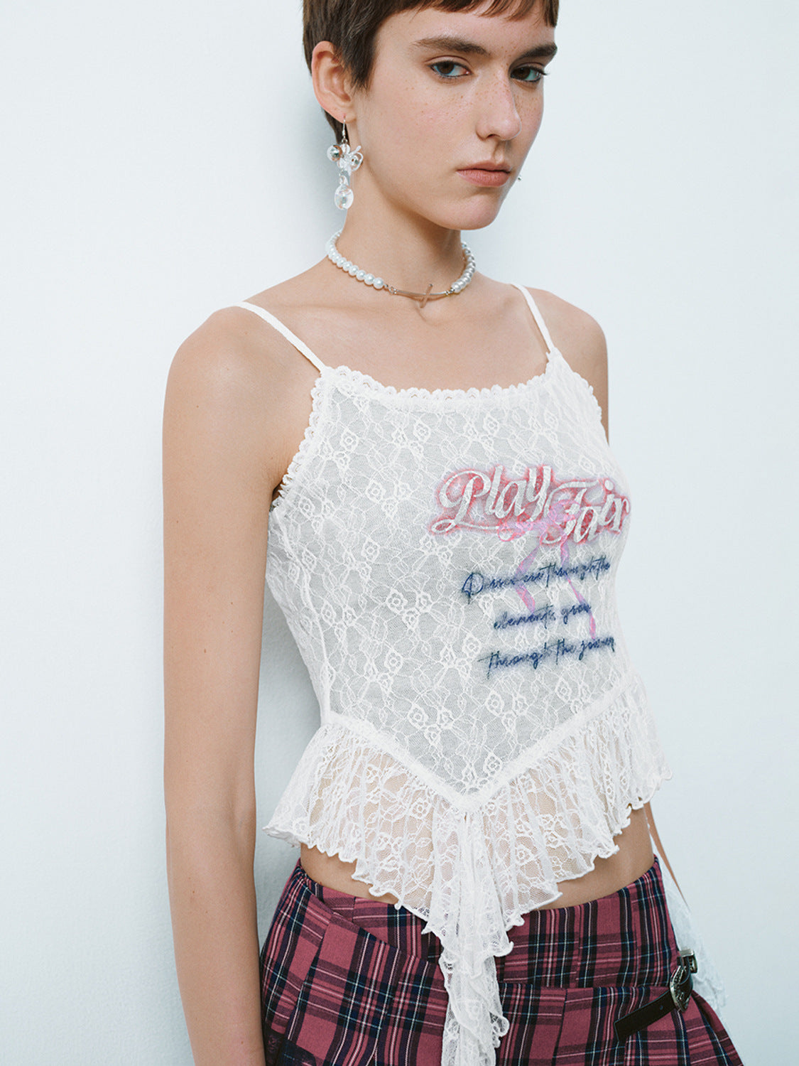 Ruffle Cami Tops