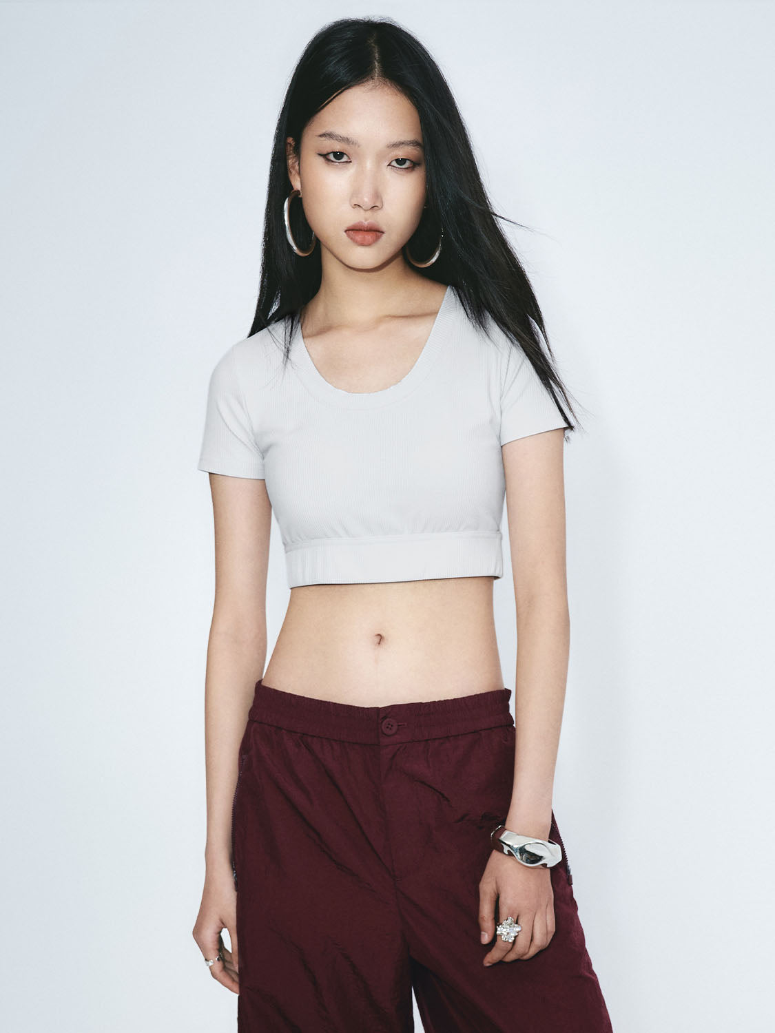 Cropped Skinny T-Shirts