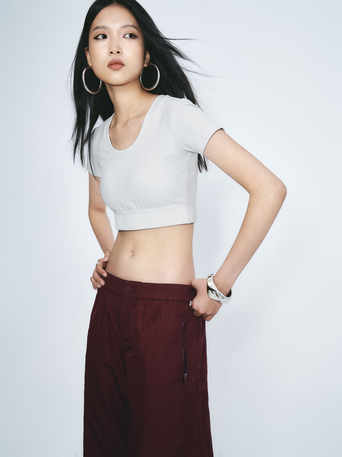 Cropped Skinny T-Shirts