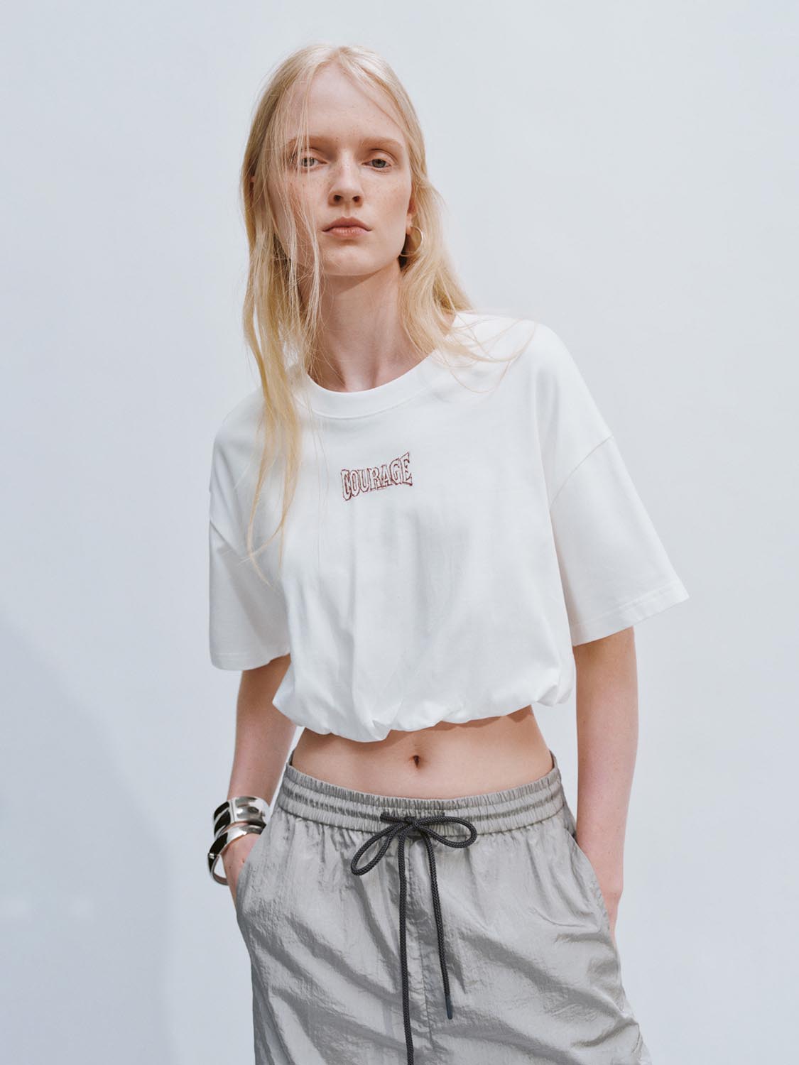 Cropped Printed T-Shirts