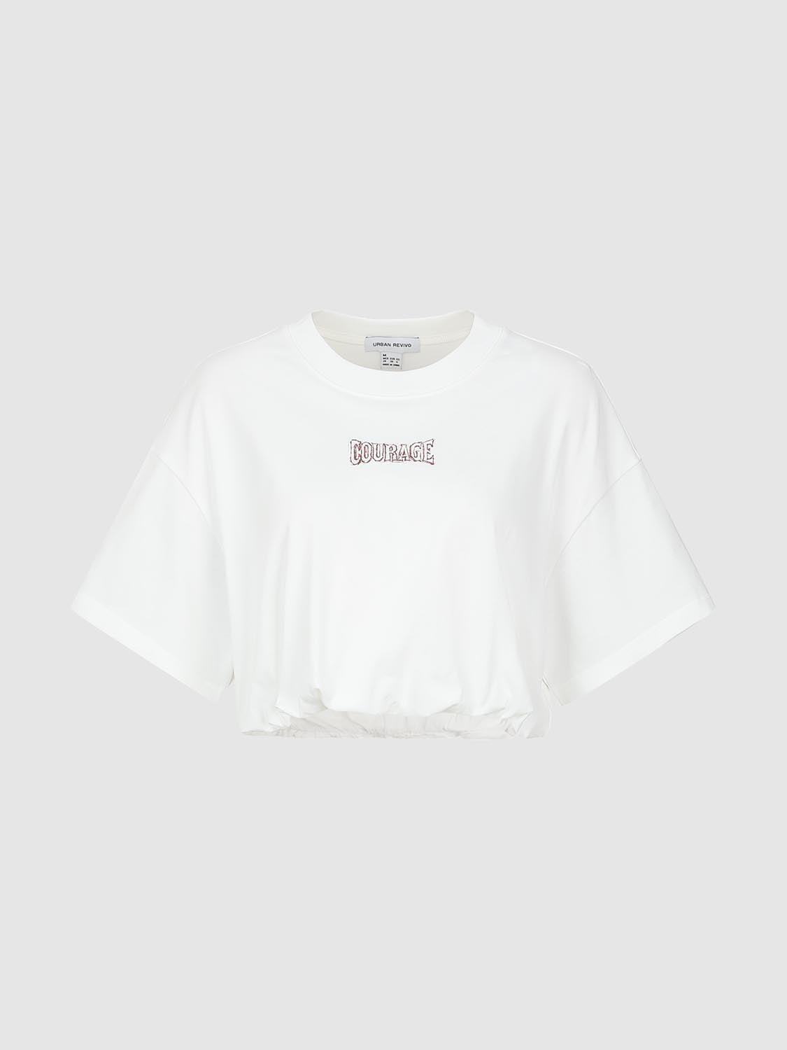 Cropped Printed T-Shirts