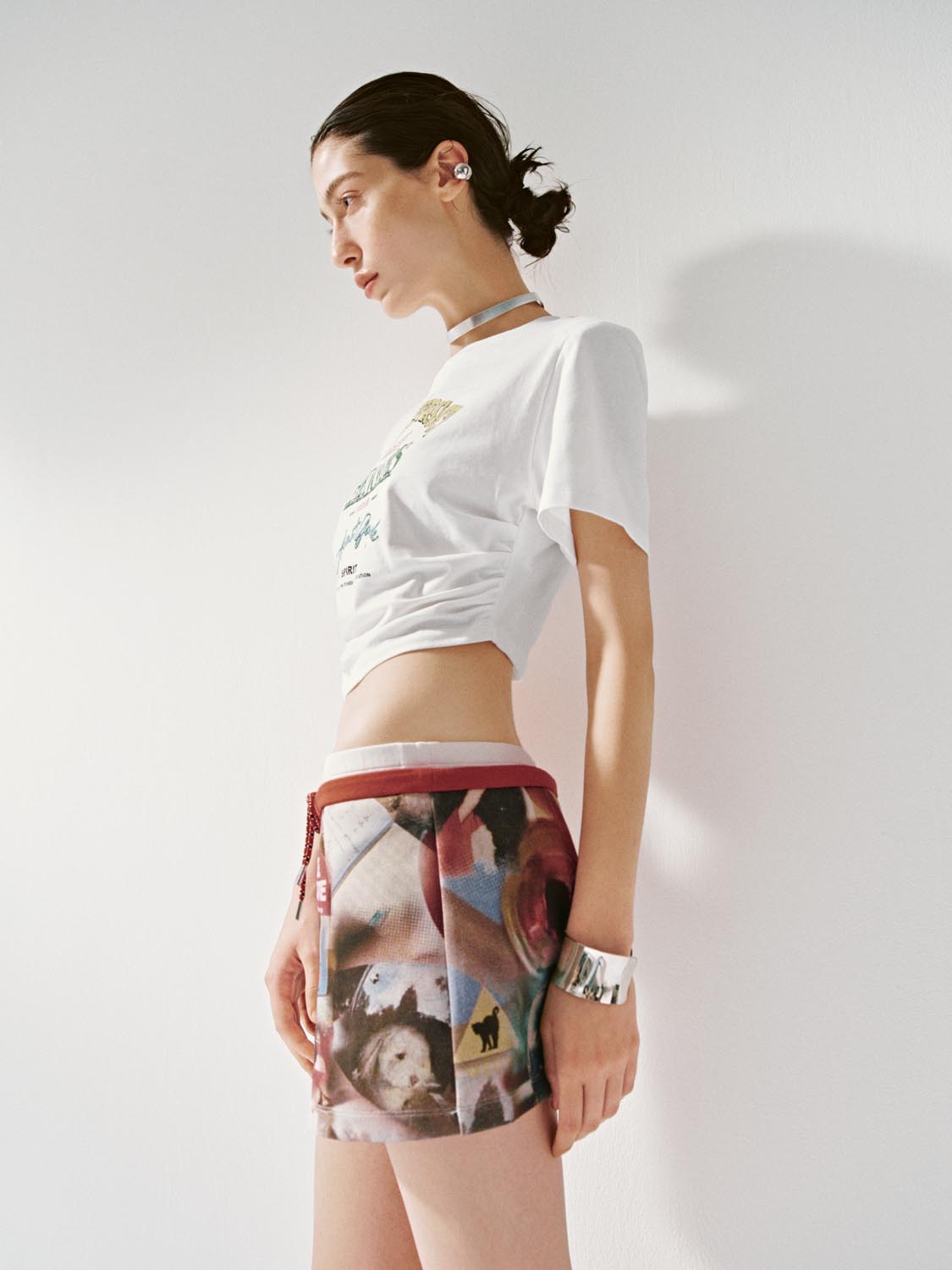 Cropped Short Sleeve T-Shirts