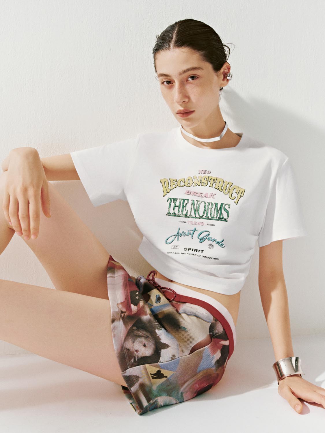 Cropped Short Sleeve T-Shirts