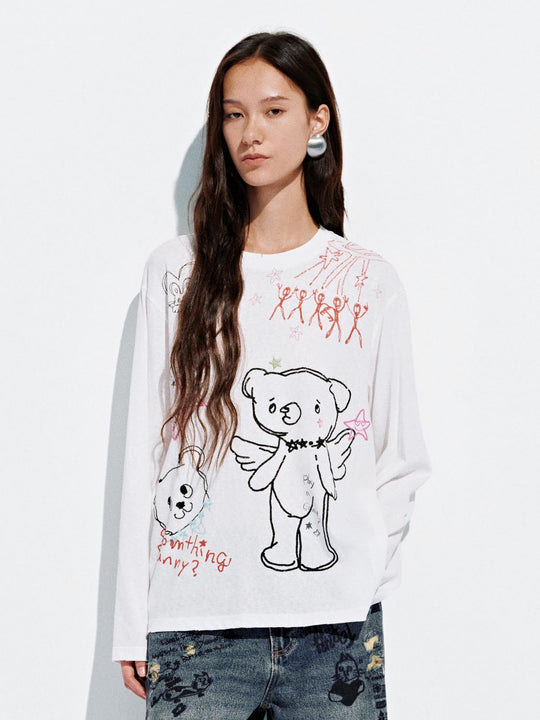 Printed Long Sleeve T-Shirts