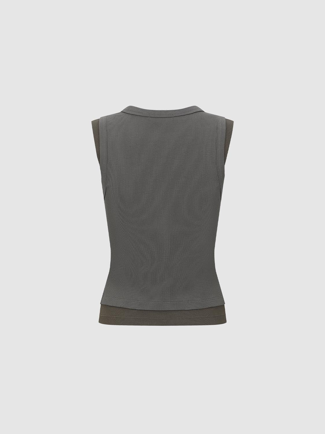 Ribbed Skinny Fit Tank Tops