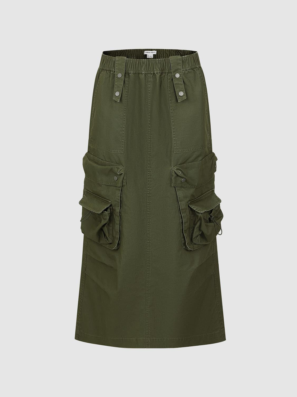 Flap Pocket Straight Skirts