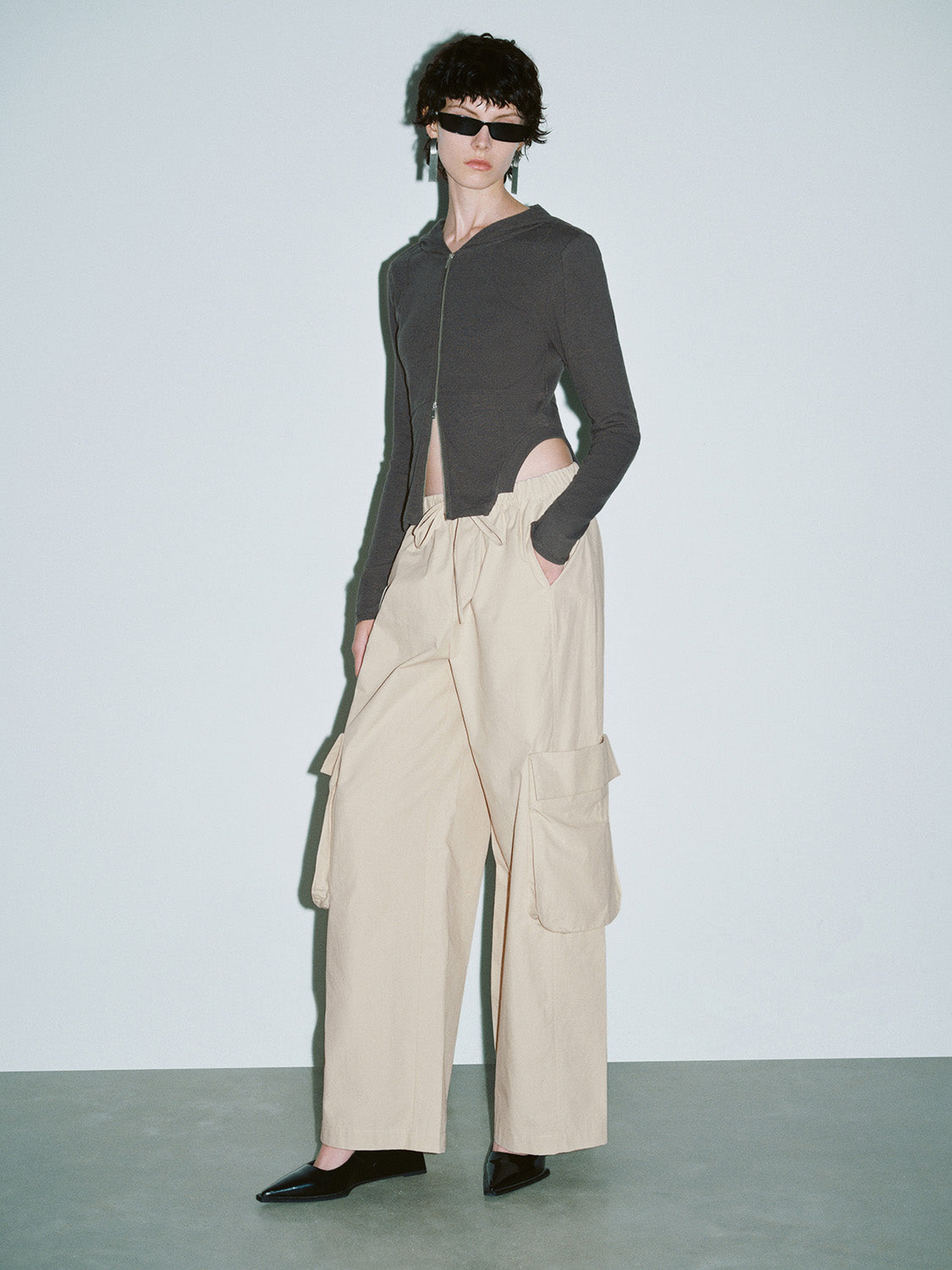 Loose Wide-Leg Pants