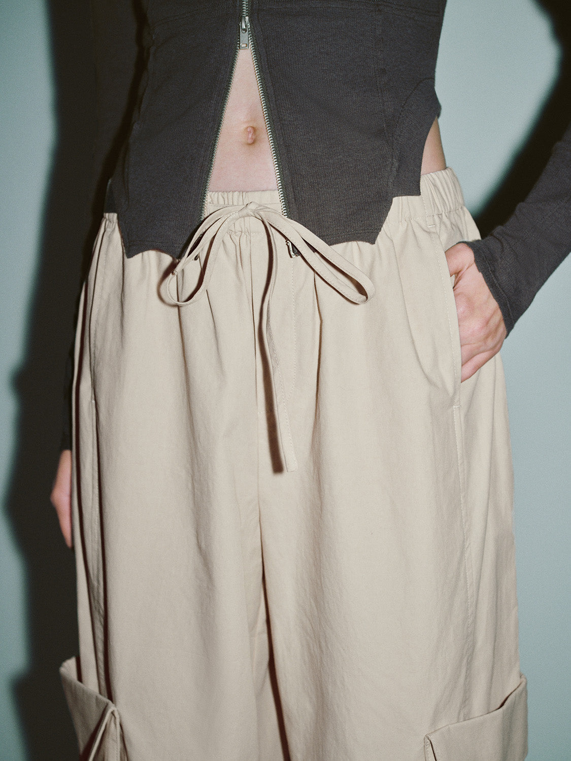 Loose Wide-Leg Pants