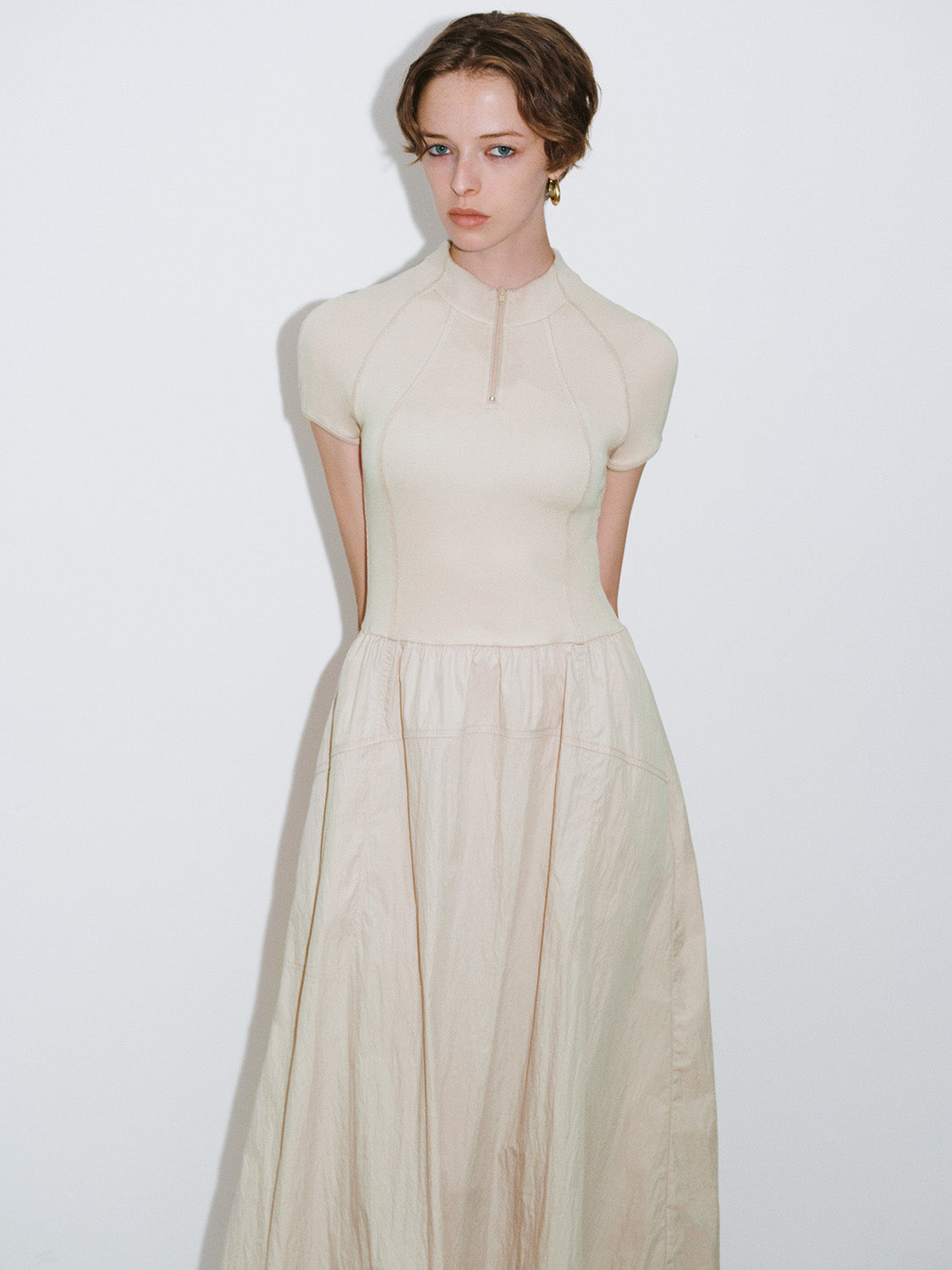 2 In 1 Skinny A-Line Dress