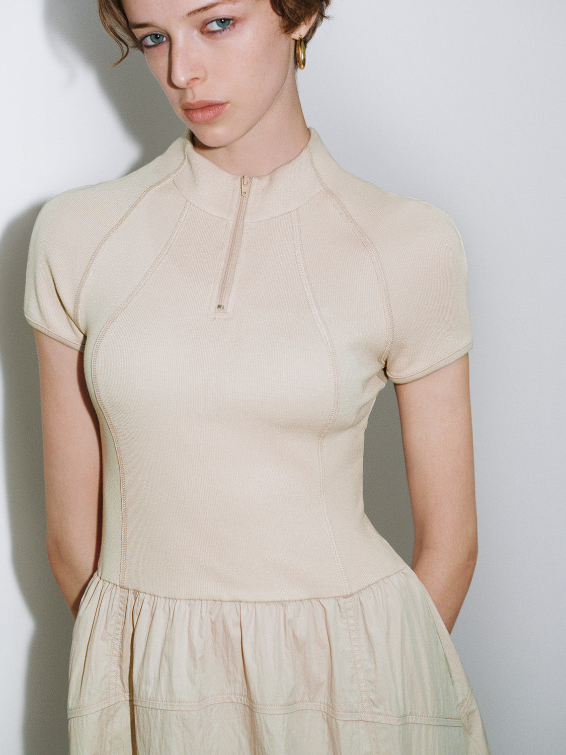 2 In 1 Skinny A-Line Dress