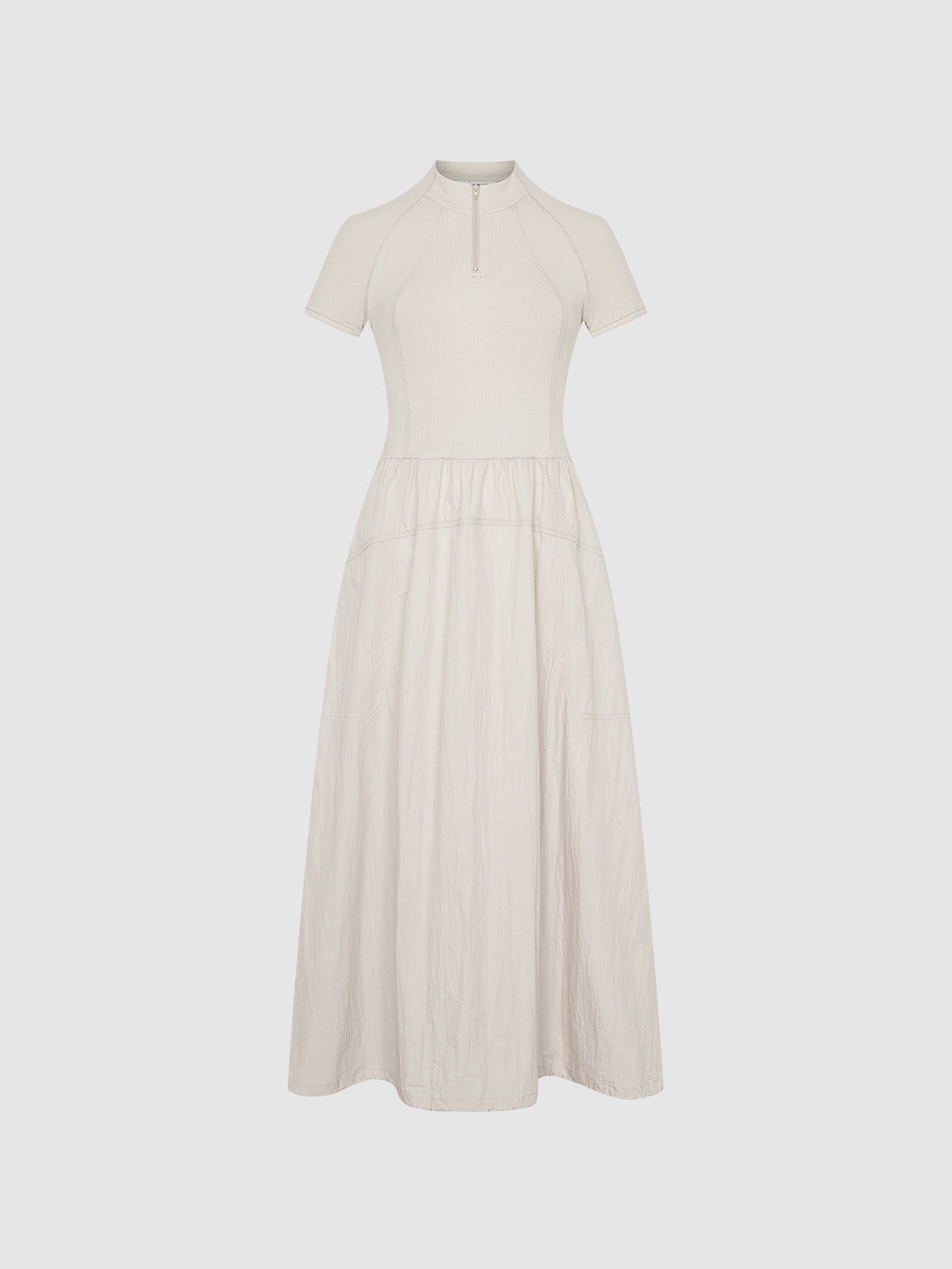 2 In 1 Skinny A-Line Dress