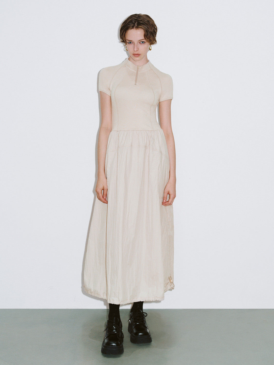 2 In 1 Skinny A-Line Dress