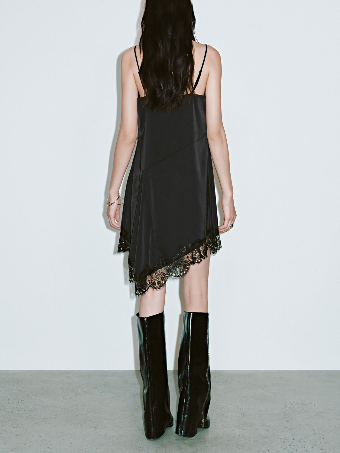 Cami Lace Decor A-Line Dresses