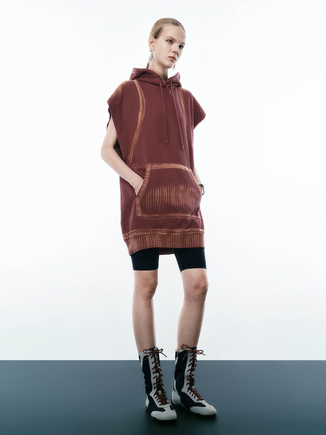 Hoodie Sleeveless Dresses