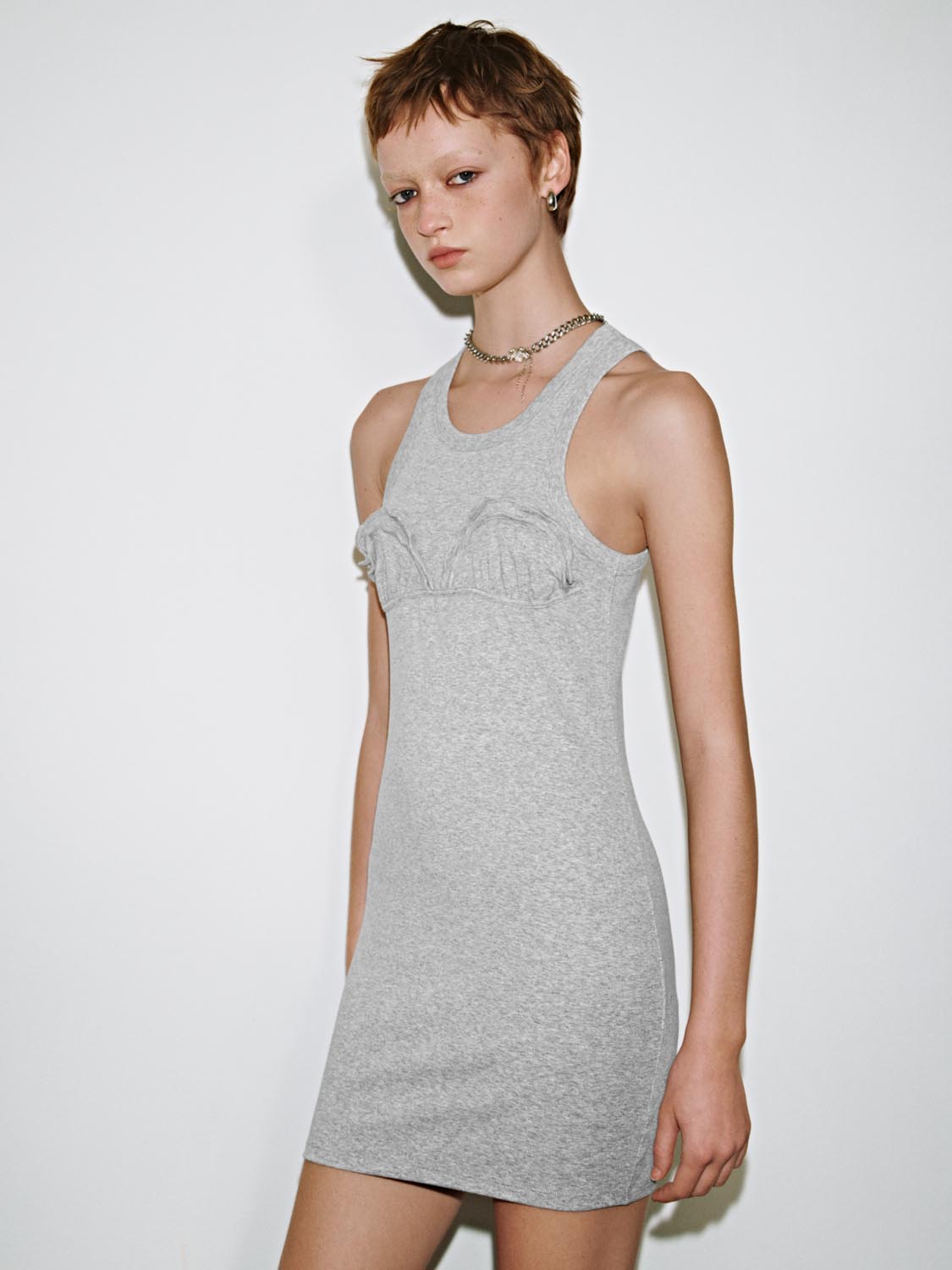 Skinny-Fit Sleeveless Mini Dresses