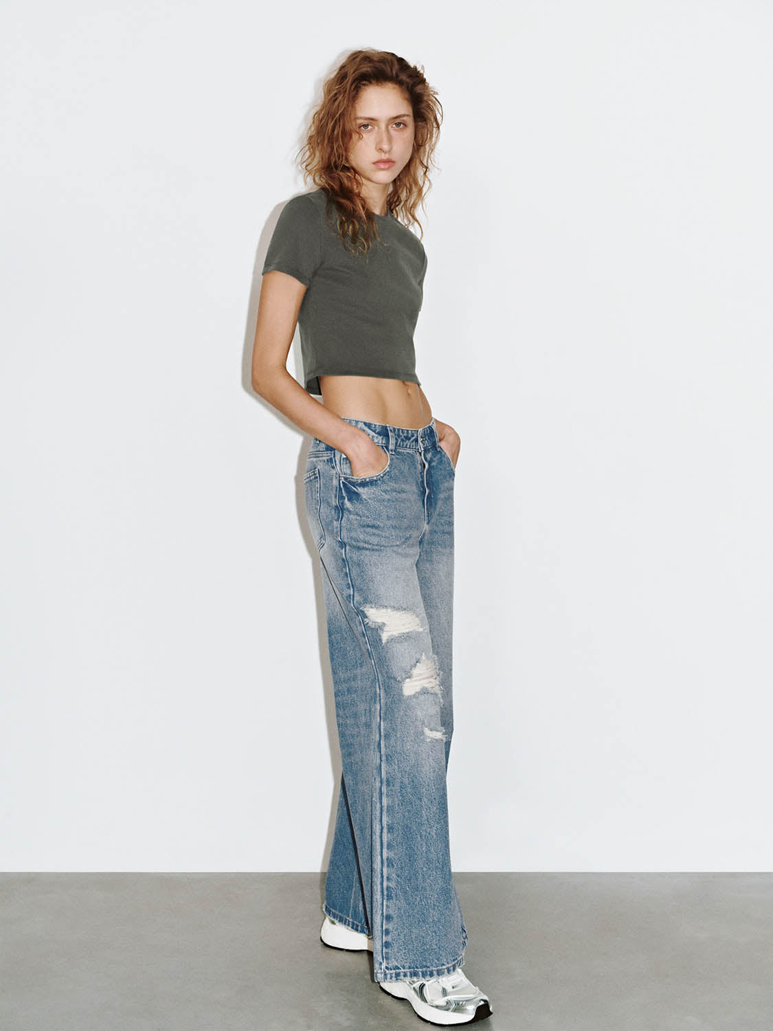 Ripped Denim Jeans