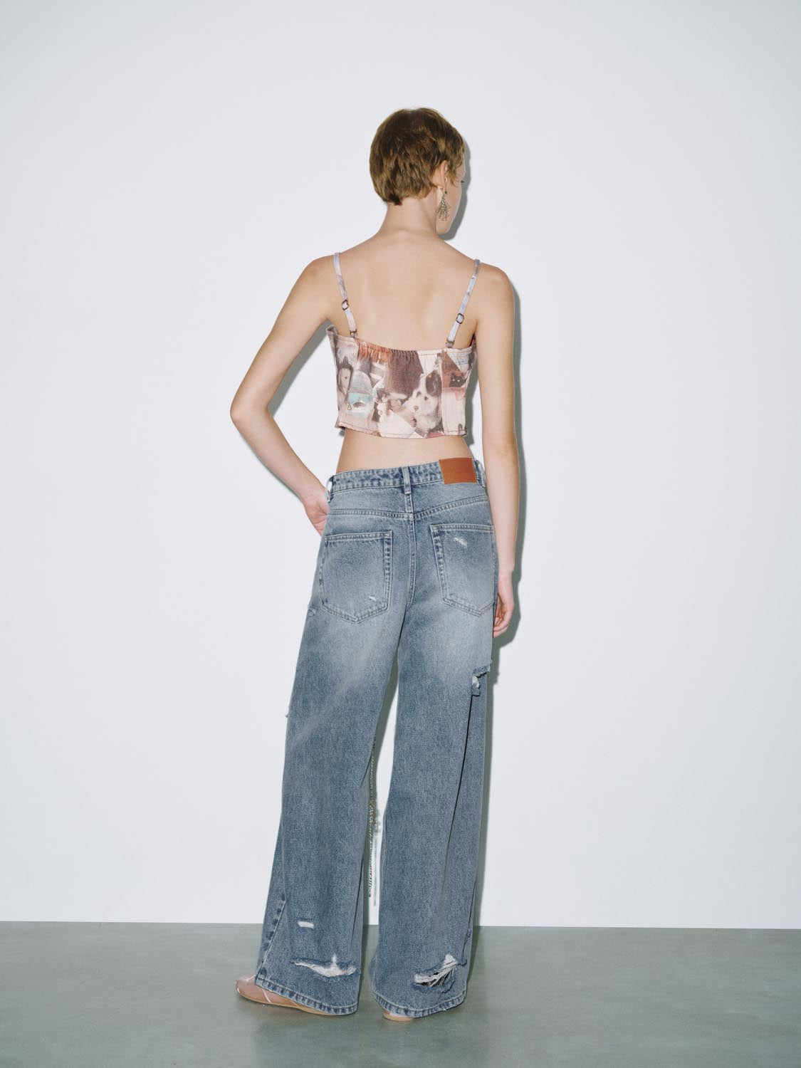 Denim Cami Tops