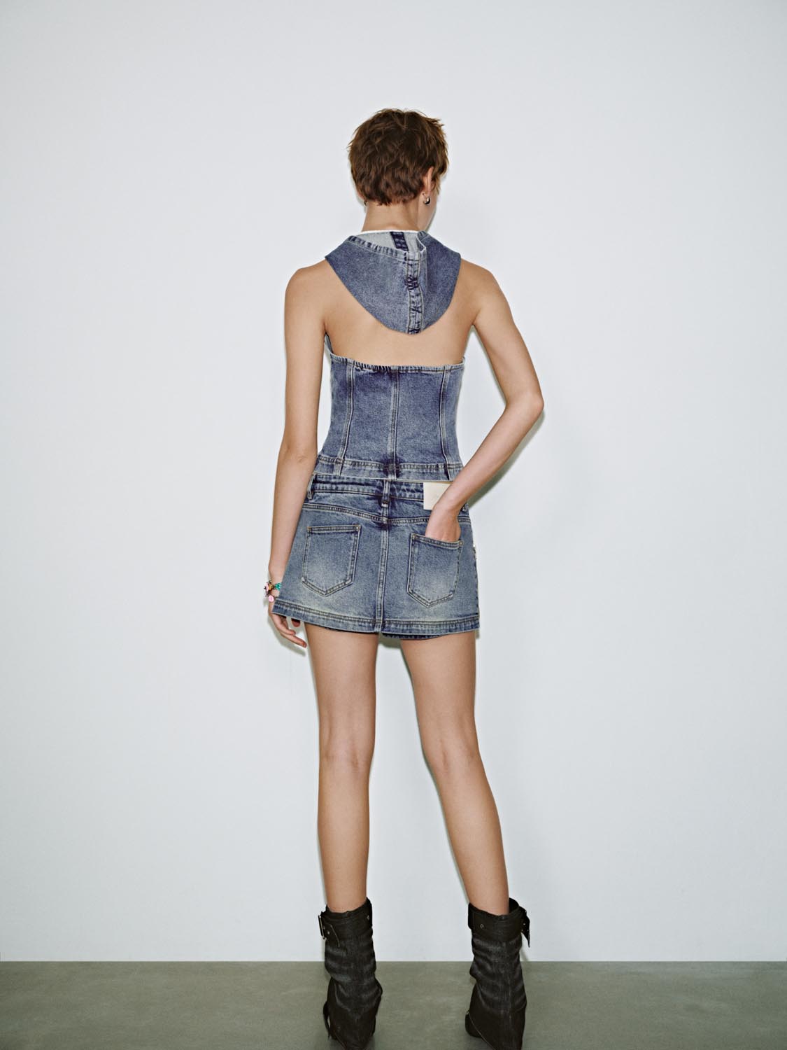 Denim Mini Skirts