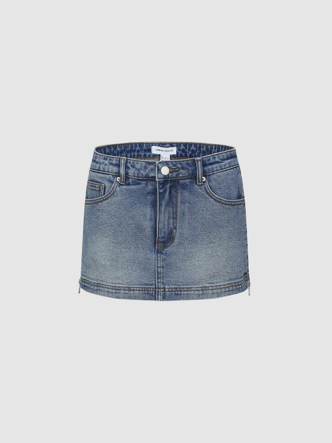 Denim Mini Skirts