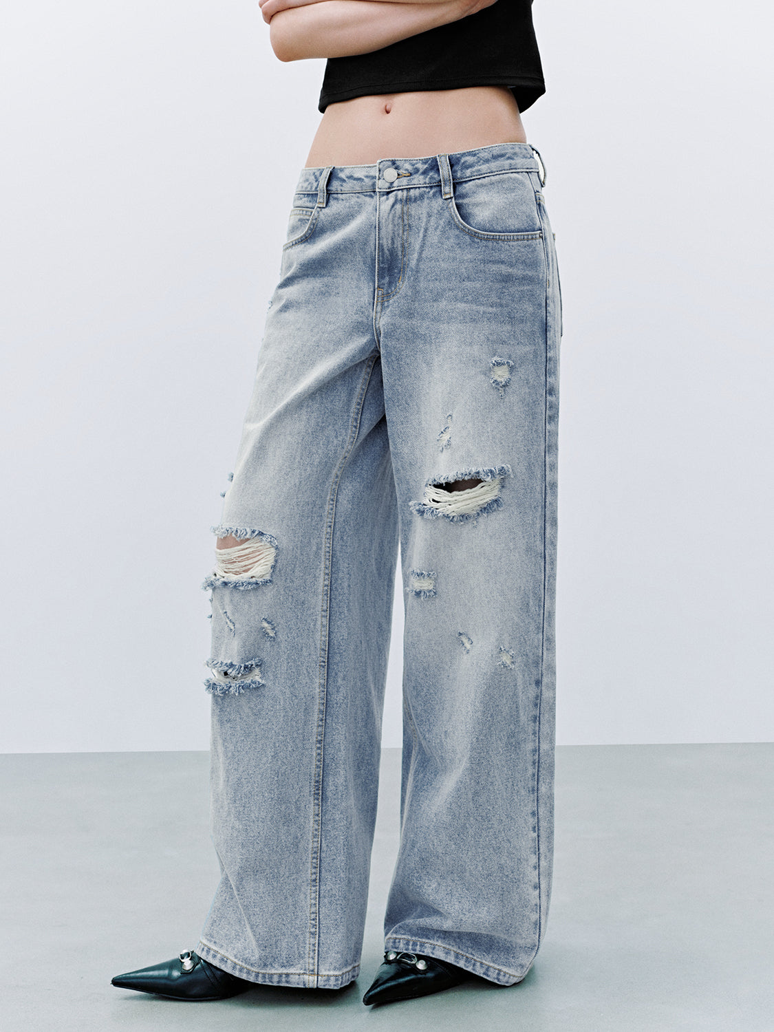Denim Ripped Jeans
