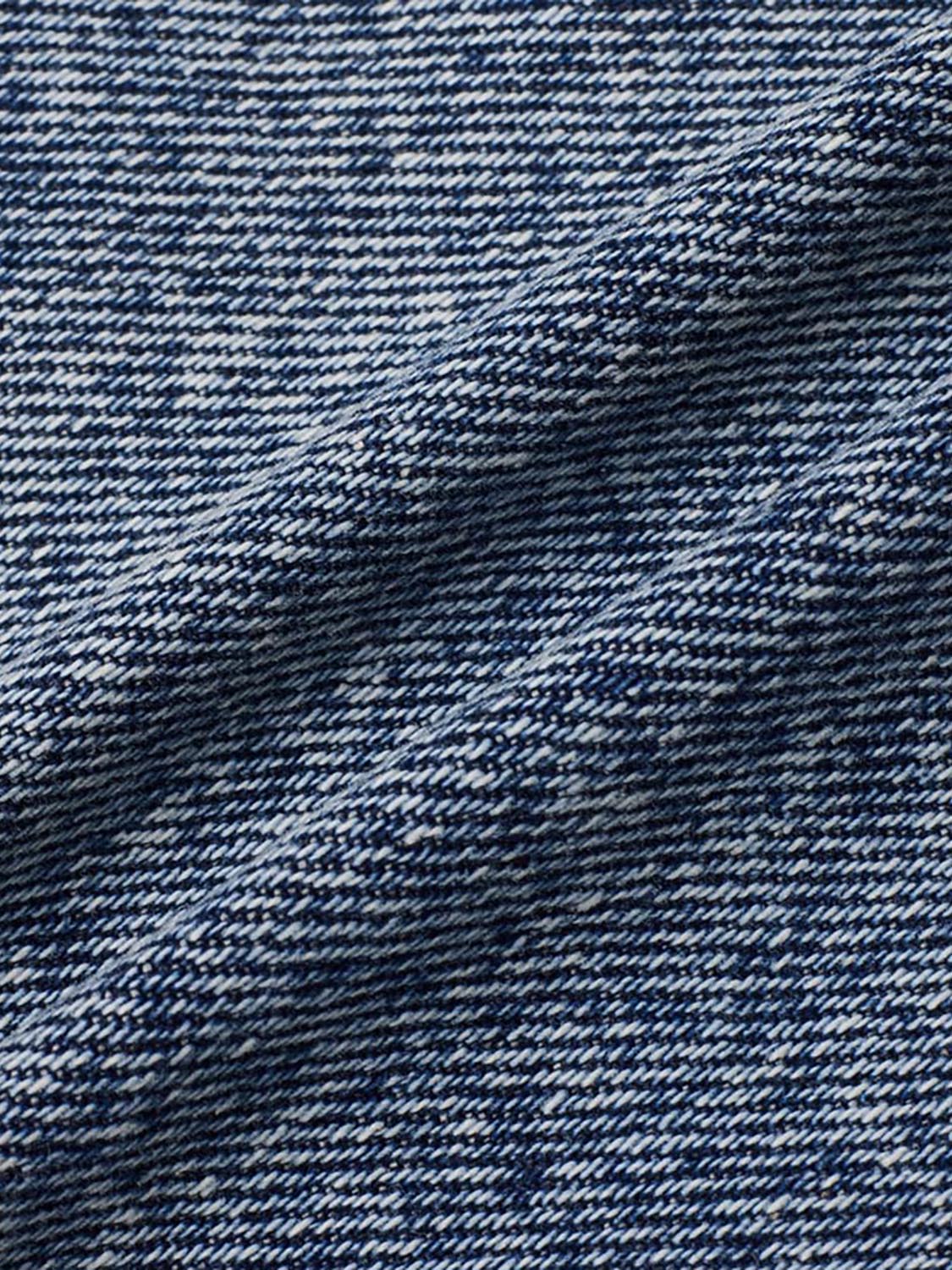 Raw Hem Label Denim Shorts