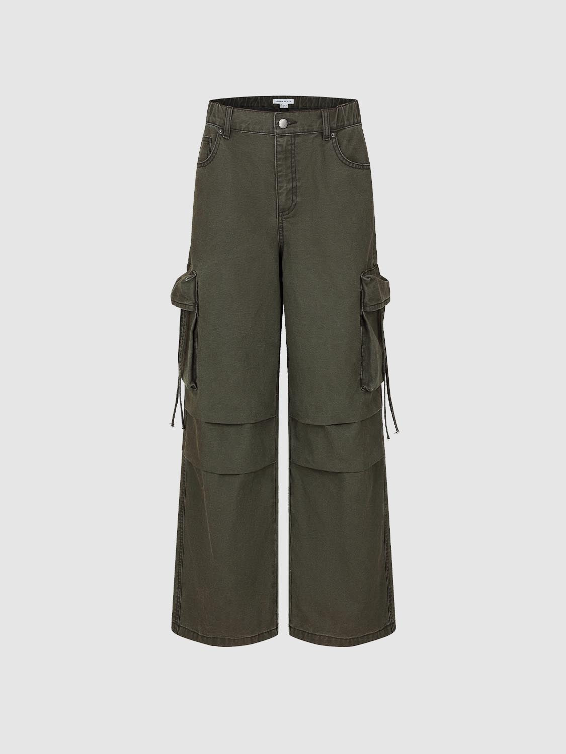 Flap Pocket Flare Leg Jeans