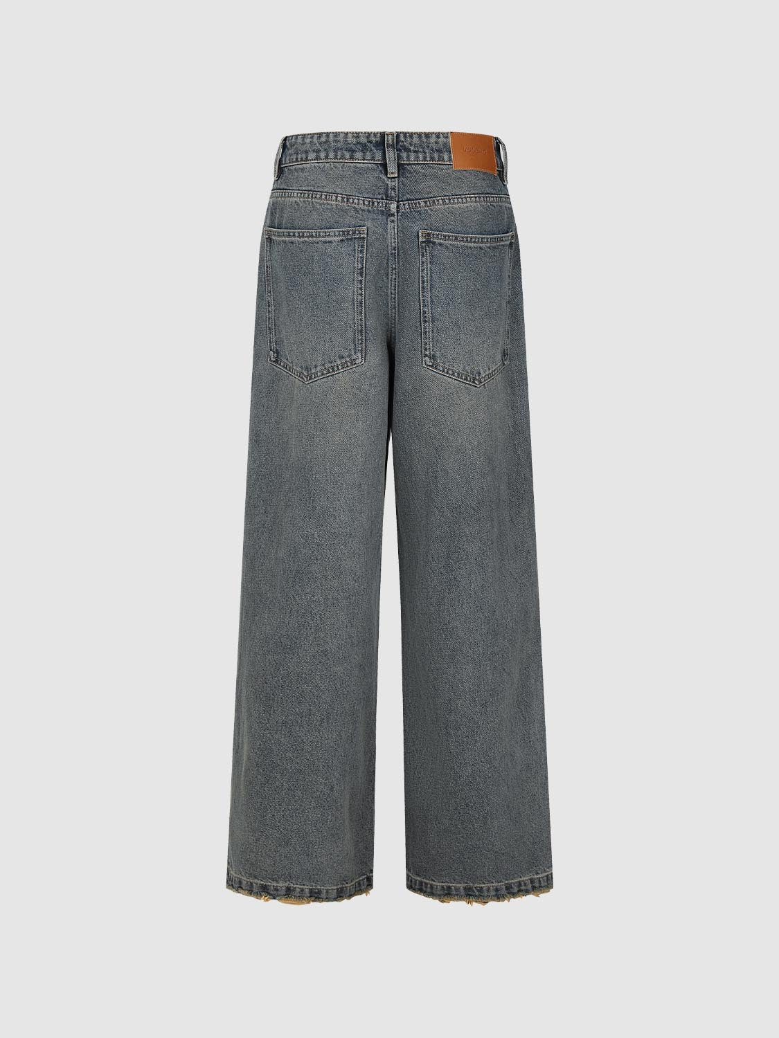 Beaded Wide Leg Jeans