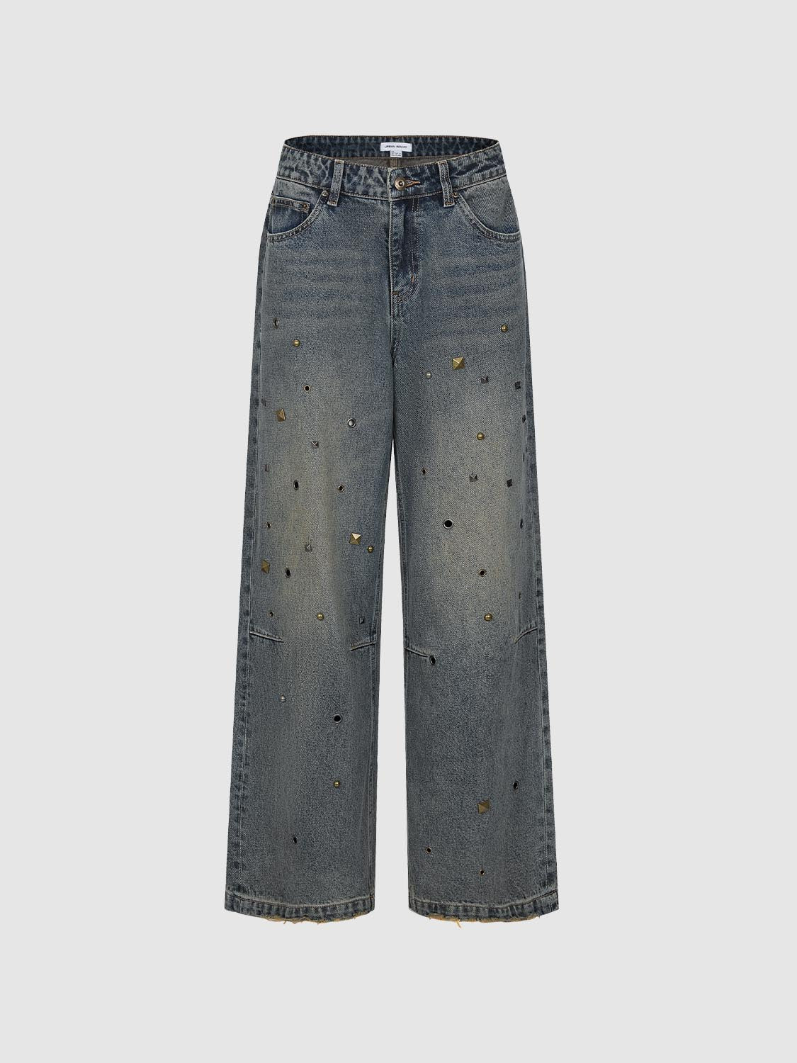 Beaded Wide Leg Jeans