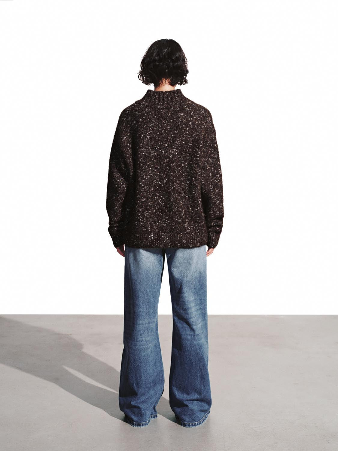 Loose Fit Flare Leg Jeans