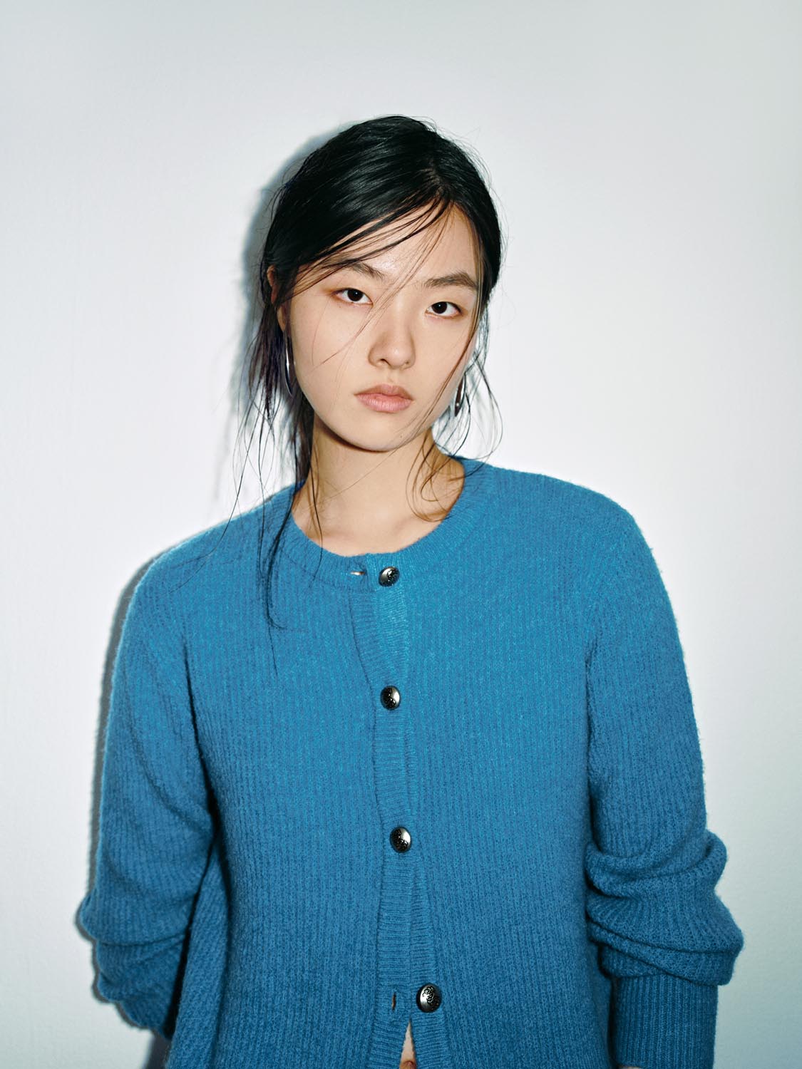 Crew Neck Knitted Cardigans