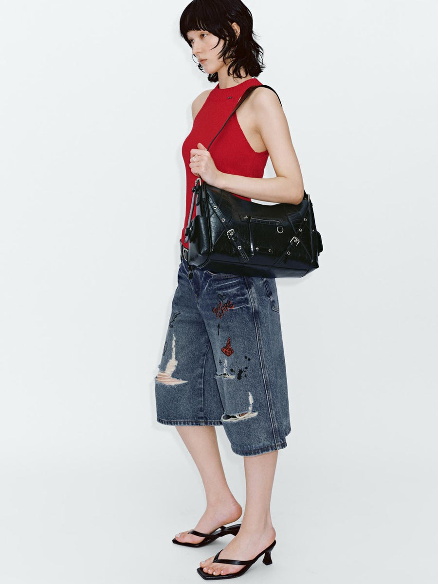 Crew Neck Sleeveless Knitted T-Shirts – URBAN REVIVO Thailand