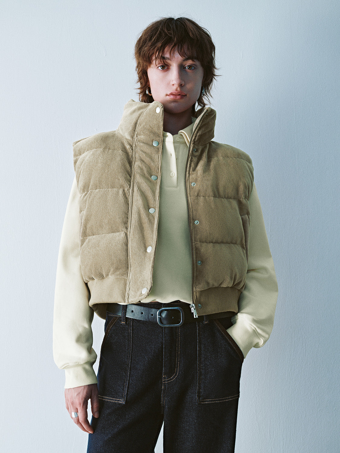 Slant Pocket Padded Vests