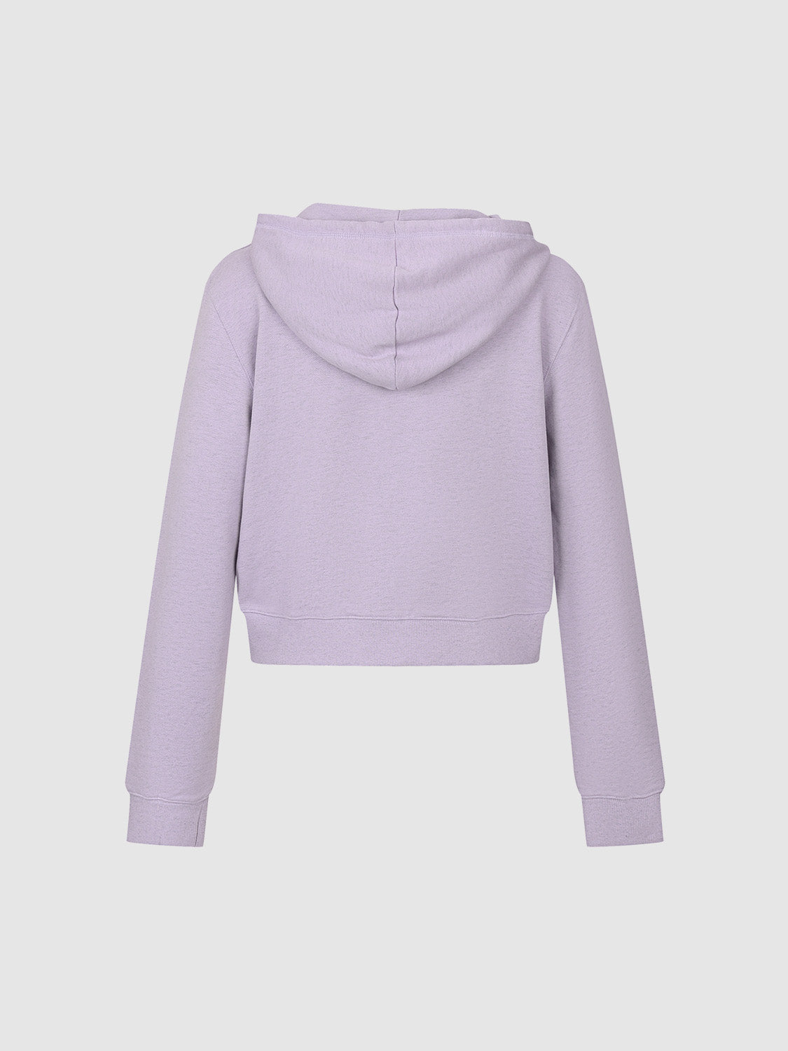 Zipper Front Hooded Loose Jacket