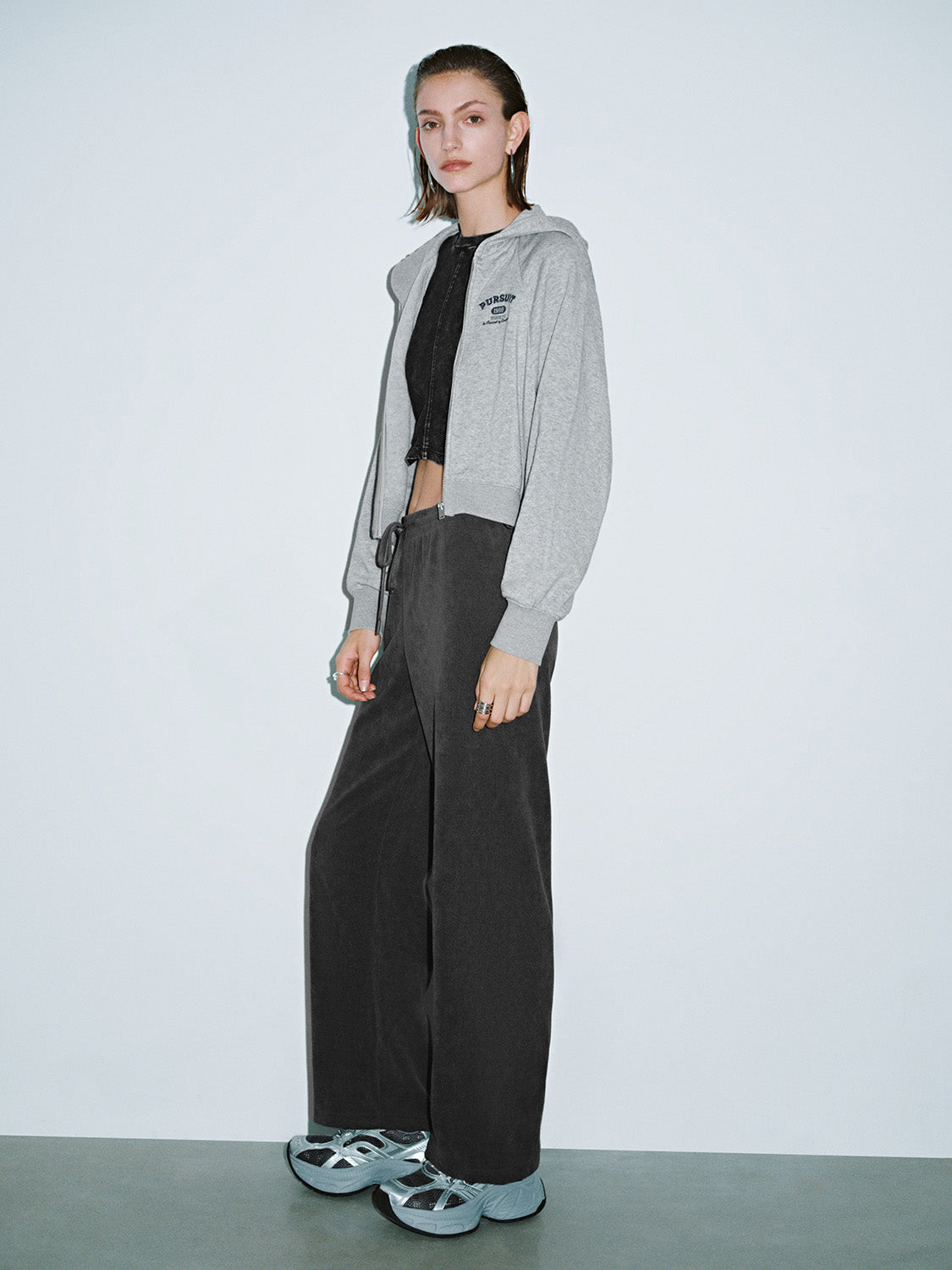 Hoodie Zip Up Front Jackets