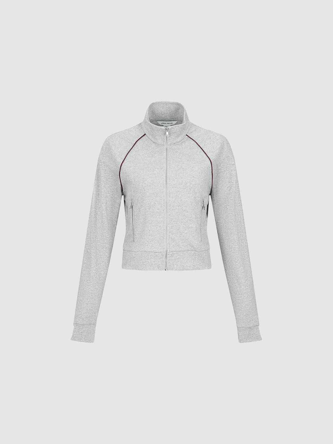 Cropped Zip Up Jackets